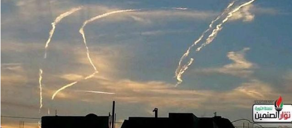 An image from Arab social media alleges to show an Israeli strike in Syria, Dec. 7, 2014. Photo by Social Media An image from Arab social media alleges to show an Israeli strike in Syria, Dec. 7, 2014. Photo by Social Media - Sputnik International