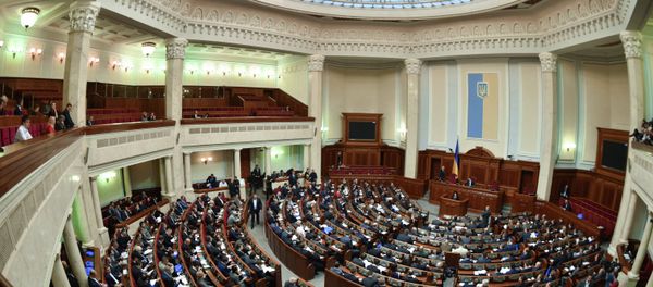 Meeting of the Ukrainian Verkhovna Rada Meeting of the Ukrainian Verkhovna Rada - Sputnik International