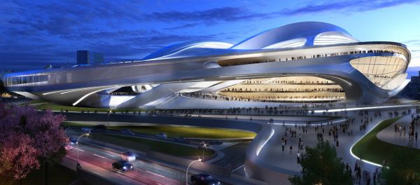 This artist rendering released by Japan Sport Council shows the new National Stadium, the main venue Tokyo plans to build for the 2020 Summer Olympics. This artist rendering released by Japan Sport Council shows the new National Stadium, the main venue Tokyo plans to build for the 2020 Summer Olympics. - Sputnik International