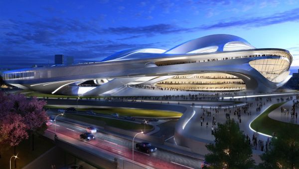 This artist rendering released by Japan Sport Council shows the new National Stadium, the main venue Tokyo plans to build for the 2020 Summer Olympics. This artist rendering released by Japan Sport Council shows the new National Stadium, the main venue Tokyo plans to build for the 2020 Summer Olympics. - Sputnik International