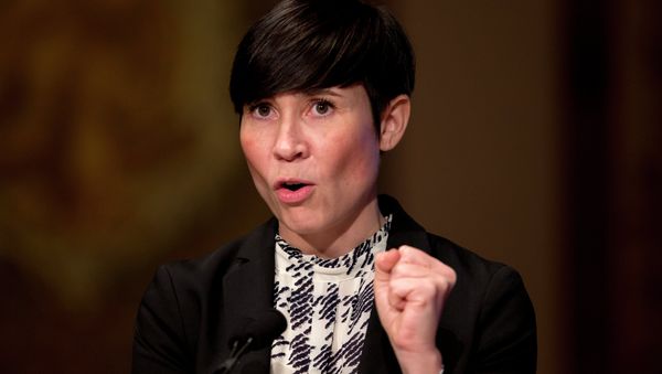 Norway's Minister of Defence Ine Marie Eriksen Soreide Norway's Minister of Defence Ine Marie Eriksen Soreide - Sputnik International