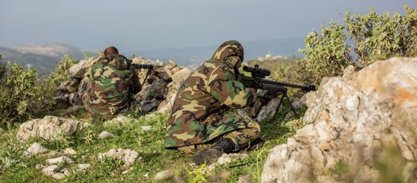 Sharpshooters of the Syrian government force Sharpshooters of the Syrian government force - Sputnik International