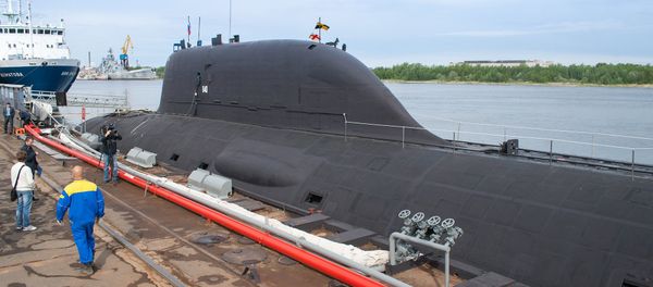 The first multirole Yasen K-560 Severodvinsk submarine by the pier of the Sevmash shipyard in Severodvinsk The first multirole Yasen K-560 Severodvinsk submarine by the pier of the Sevmash shipyard in Severodvinsk - Sputnik International