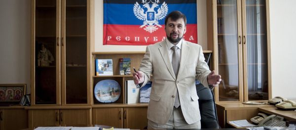 Denis Pushilin, leader of the insurgent Donetsk People's Republic Denis Pushilin, leader of the insurgent Donetsk People's Republic - Sputnik International