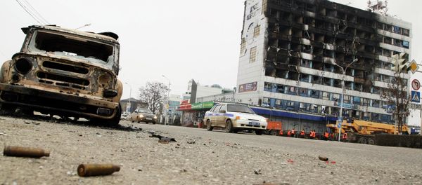 Chechnya's security forces engaged in fierce gun battles with militants on December 4, after assailents holed up in two buildings, including a school, after an attack on a traffic police checkpoint in Grozny. Chechnya's security forces engaged in fierce gun battles with militants on December 4, after assailents holed up in two buildings, including a school, after an attack on a traffic police checkpoint in Grozny. - Sputnik International
