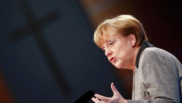 Angela Merkel, German chancellor and leader of the Christian Democratic Union party CDU - Sputnik International