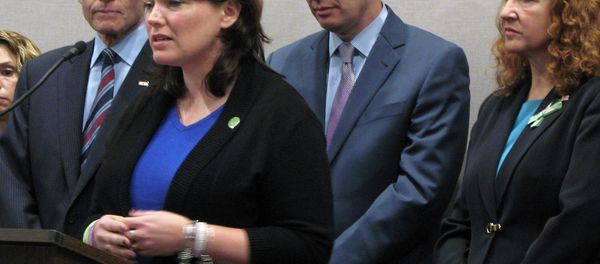 Nicole Hockley, whose 6-year-old Dylan died in the Sandy Hook Elementary School shootings in 2012, speaks at a news conference Monday, Dec. 15, 2014, in Hartford, Conn., marking the second anniversary of the shooting and calling for more legislation to curb gun violence. - Sputnik International