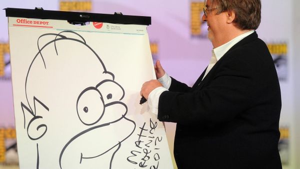  Matt Groening participates in FOX's The Simpsons panel at Comic-Con International 2012 at the San Diego Convention Center in San Diego, California - Sputnik International