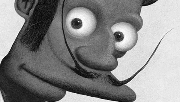 Simpsons local storekeeper Apu has been turned into a double for Spanish surrealist painter Dali - Sputnik International