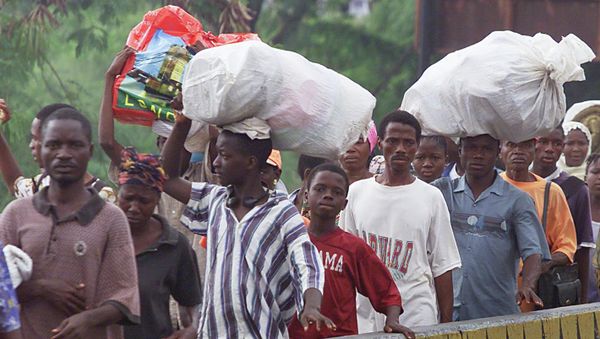 The food shortages in Guinea, Liberia, and Sierra Leone occurred predominantly due to border closures, quarantine measures and loss of crops amid the Ebola virus outbreak. - Sputnik International