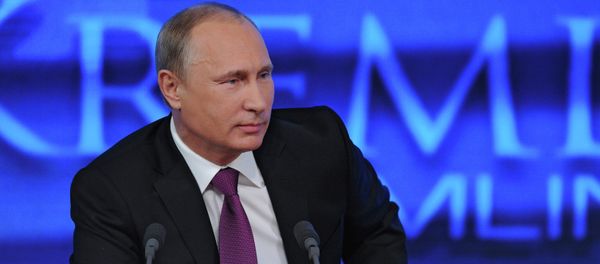 Russian President Vladimir Putin speaks during his annual end-of-year news conference in Moscow Russian President Vladimir Putin speaks during his annual end-of-year news conference in Moscow - Sputnik International