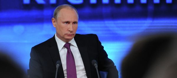 Russian President Vladimir Putin speaks during his annual news conference in Moscow Russian President Vladimir Putin speaks during his annual news conference in Moscow - Sputnik International