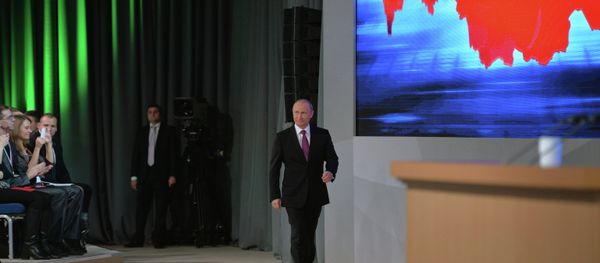 Tenth annual major news conference of Russian President Vladimir Putin - Sputnik International