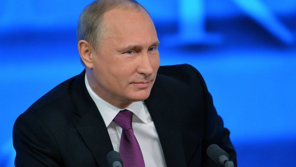 Tenth annual major news conference of Russian President Vladimir Putin Tenth annual major news conference of Russian President Vladimir Putin - Sputnik International