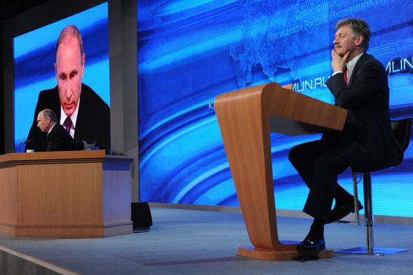 Tenth annual major news conference of Russian President Vladimir Putin Tenth annual major news conference of Russian President Vladimir Putin - Sputnik International