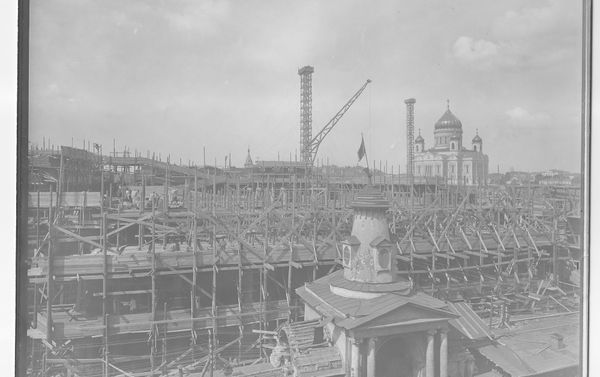 Construction of the Moscow’s House on the Embankment - Sputnik International