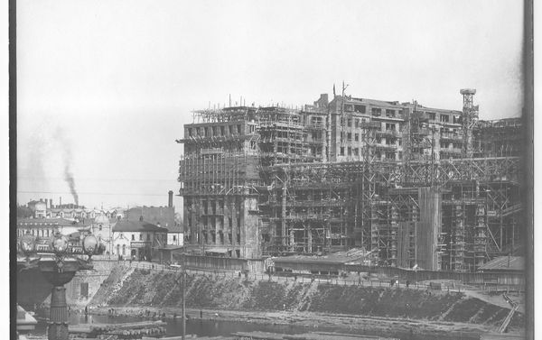 Construction of the Moscow’s House on the Embankment - Sputnik International
