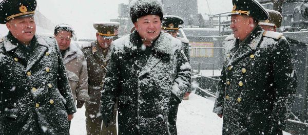 North Korean leader Kim Jong Un (C) inspects the Korean People's Army (KPA) North Korean leader Kim Jong Un (C) inspects the Korean People's Army (KPA) - Sputnik International