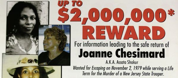 A poster with photographs of Joanne Chesimard - Sputnik International