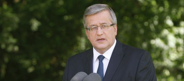 Poland’s President Bronislaw Komorowski - Sputnik International