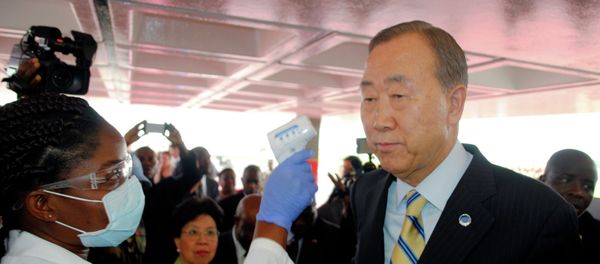 UN Secretary General Ban Ki-moon stressed that the Ebola epidemic still demands international attention, as he wrapped up his tour of West African countries impacted by the virus. UN Secretary General Ban Ki-moon stressed that the Ebola epidemic still demands international attention, as he wrapped up his tour of West African countries impacted by the virus. - Sputnik International