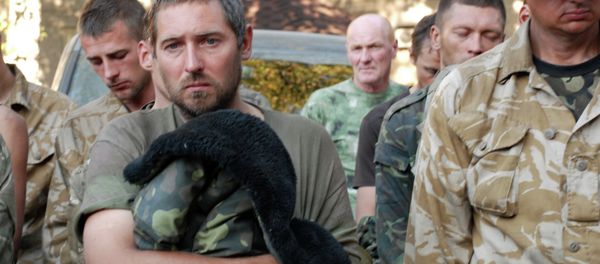 Captured Ukrainian soldiers taken out of the encirclement in Ilovaisk, near Donetsk Captured Ukrainian soldiers taken out of the encirclement in Ilovaisk, near Donetsk - Sputnik International