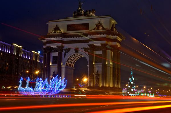 Moscow Prepares For New Year With Full-Blown Illumination - Sputnik International