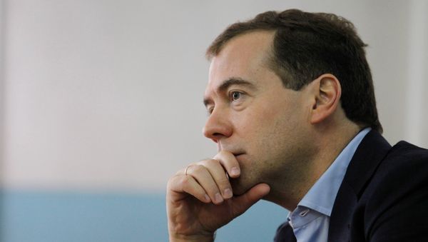 Prime Minister Dmitry Medvedev claimed that Kiev’s decision to cancel Ukraine’s non-aligned status makes Ukraine Russia’s potential military adversary. Prime Minister Dmitry Medvedev claimed that Kiev’s decision to cancel Ukraine’s non-aligned status makes Ukraine Russia’s potential military adversary. - Sputnik International