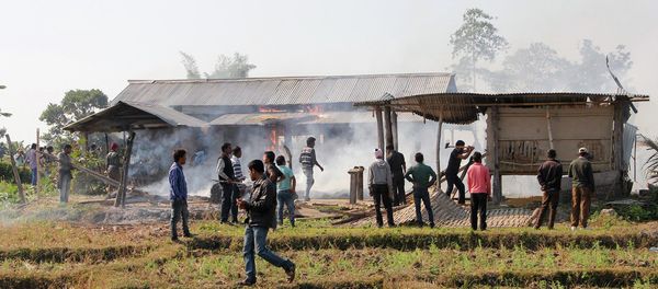 On Tuesday militants attacked civilians in five regions of Assam's Soniptur and Kokrajhar district On Tuesday militants attacked civilians in five regions of Assam's Soniptur and Kokrajhar district - Sputnik International