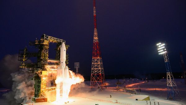 Russia’s heavy-lift Angara-A5 rocket before its first orbital launch at the Plesetsk Cosmodrome, Arkhangelsk Region Russia’s heavy-lift Angara-A5 rocket before its first orbital launch at the Plesetsk Cosmodrome, Arkhangelsk Region - Sputnik International