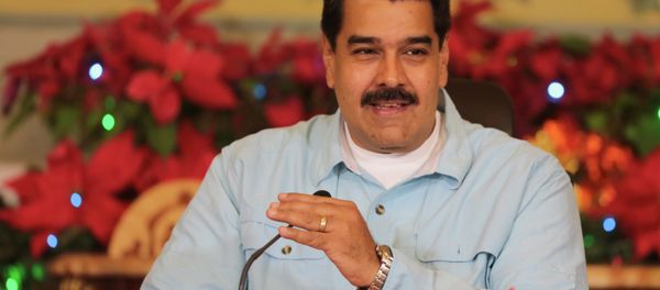 Venezuela's President Nicolas Maduro speaks during a meeting with governors and ministers at Miraflores Palace in Caracas Venezuela's President Nicolas Maduro speaks during a meeting with governors and ministers at Miraflores Palace in Caracas - Sputnik International