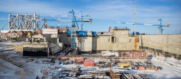 Vostochny Cosmodrome construction site in Amur Region Vostochny Cosmodrome construction site in Amur Region - Sputnik International