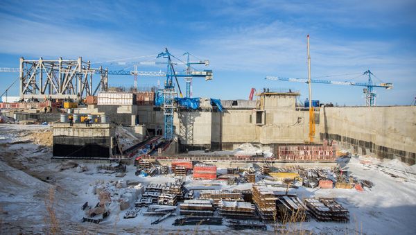 Vostochny Cosmodrome construction site in Amur Region - Sputnik International