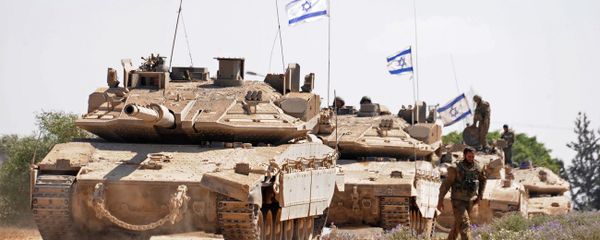 Israeli soldiers, waiting for orders to enter the Gaza Strip Israeli soldiers, waiting for orders to enter the Gaza Strip - Sputnik International