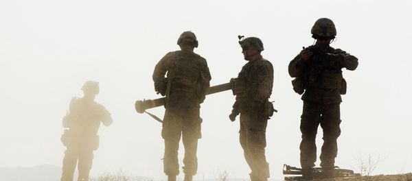 U.S. soldiers from D Troop of the 3rd Cavalry Regiment walk on a hill after finishing with a training exercise near forward operating base Gamberi in the Laghman province of Afghanistan December 30, 2014 U.S. soldiers from D Troop of the 3rd Cavalry Regiment walk on a hill after finishing with a training exercise near forward operating base Gamberi in the Laghman province of Afghanistan December 30, 2014 - Sputnik International