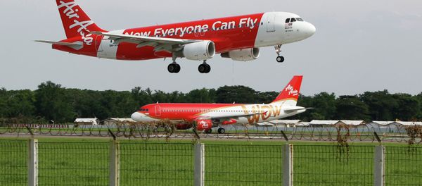 An AirAsia Airbus A320 passenger jet lands at Sukarno-Hatta airport in Tangerang on the outskirts of Jakarta in this January 30, 2013 file picture An AirAsia Airbus A320 passenger jet lands at Sukarno-Hatta airport in Tangerang on the outskirts of Jakarta in this January 30, 2013 file picture - Sputnik International