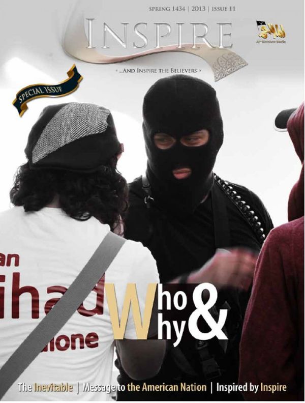 Issue 11 of al-Qaeda's “Inspire” magazine which inspired the Tsarnaev brothers Issue 11 of al-Qaeda's “Inspire” magazine which inspired the Tsarnaev brothers - Sputnik International