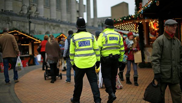 West Midlands Police officers patrol the German Christmas Market in Birmingham, central England, December 9, 2014 West Midlands Police officers patrol the German Christmas Market in Birmingham, central England, December 9, 2014 - Sputnik International