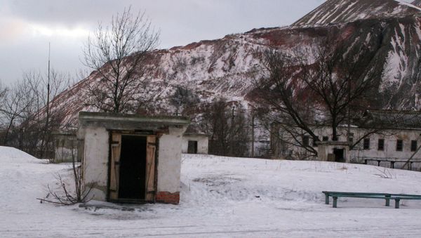 A bomb shelter at the Chelyuskintsev coal mine - Sputnik International