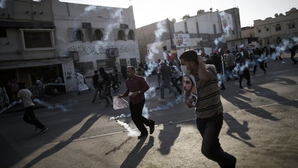 Bahraini protestors - Sputnik International