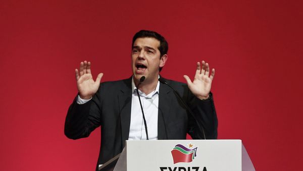 Alexis Tsipras, opposition leader and head of radical leftist Syriza party Alexis Tsipras, opposition leader and head of radical leftist Syriza party - Sputnik International