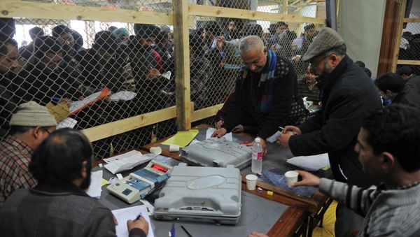 Indian polling officials Indian polling officials - Sputnik International