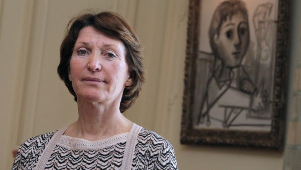 The granddaughter of Spanish painter Pablo Picasso, Marina Picasso, poses in her house Pavillon de Flore - Sputnik International