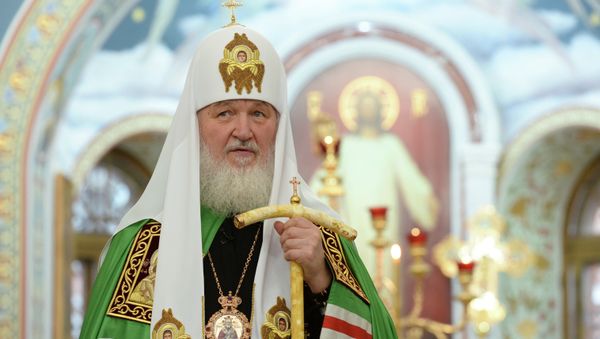 Patriarch Kirill consecrates a church in Moscow Landing Forces headquarters on St. Nicholas Day Patriarch Kirill consecrates a church in Moscow Landing Forces headquarters on St. Nicholas Day - Sputnik International
