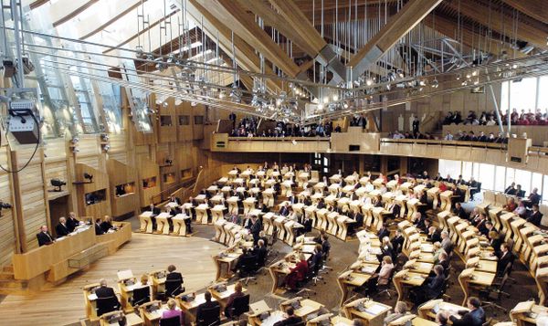 Scottish Parliament building, in Edinburgh Scottish Parliament building, in Edinburgh - Sputnik International
