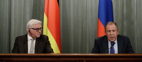 Sergei Lavrov meets with Frank-Walter Steinmeier Sergei Lavrov meets with Frank-Walter Steinmeier - Sputnik International