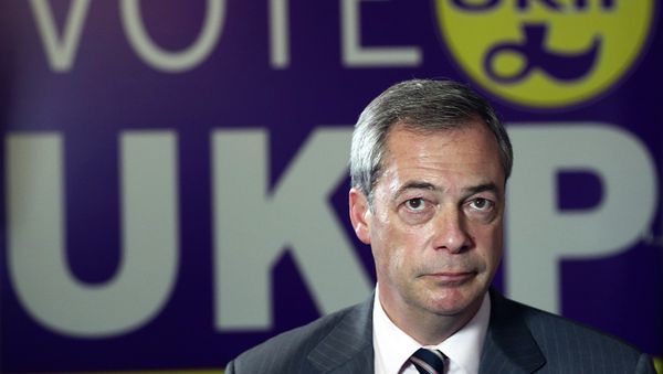 Nigel Farage, the head of UK Independence Party Nigel Farage, the head of UK Independence Party - Sputnik International