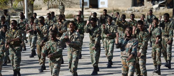 Syrian youths take part in their last training - Sputnik International