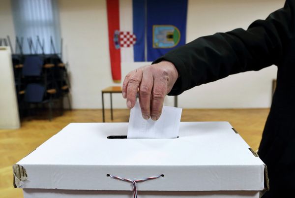 A polling booth A polling booth - Sputnik International