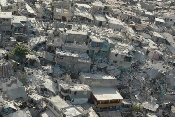 Collapsed buildings following earthquake, in Haiti’s capital Port-au-Prince. (File) - Sputnik International
